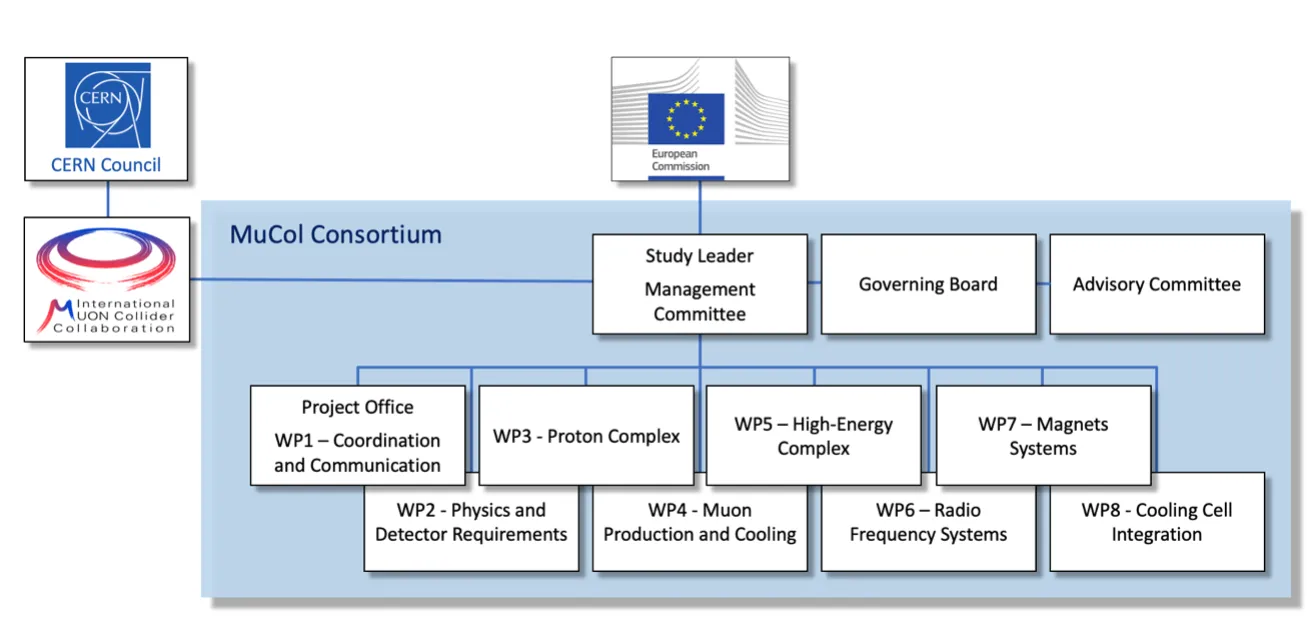 Organisation of MuCol